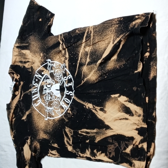 Bella Canvas Tops - Guns N Roses tie dyed t-shirt